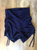 Navy Rib High Waist Short