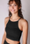 High Neck Mesh Top