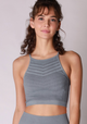 High Neck Mesh Top