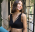 Crossover Deep V Neck Bralette