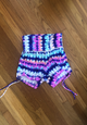 Space Tie Dye High Waist Short