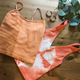 Coral Chakra Tie Dye Crop Top