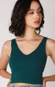 V Neck Crop Top