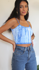 Tie Dye Low Back Top