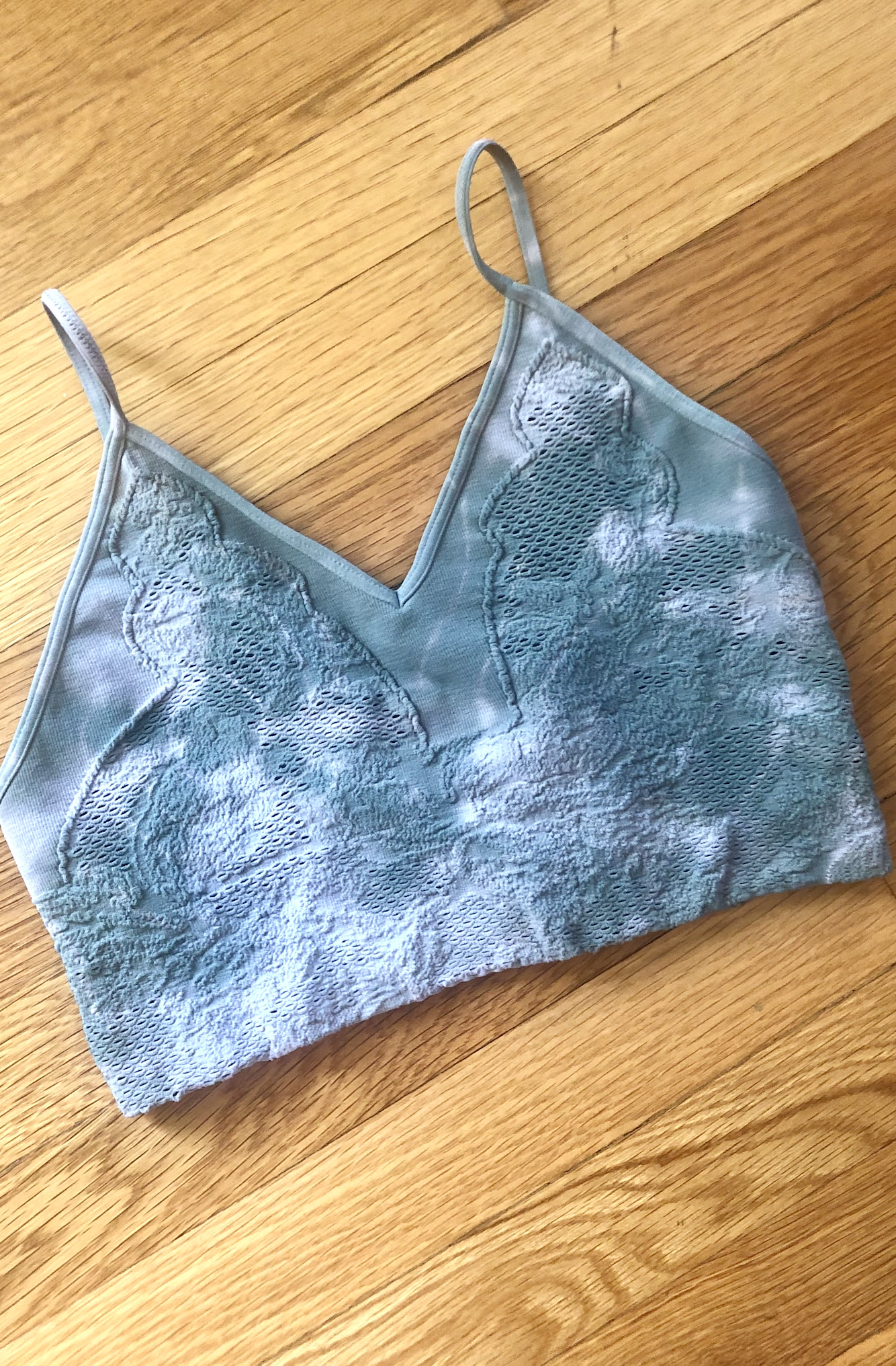 Lace Tie Dye Bra - Yoga Clothing by Daughters of Culture
