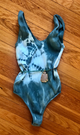 Dana V Neck Tie Dye Bodysuit