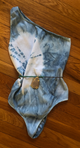 One-Shoulder Iris Tie Dye Bodysuit