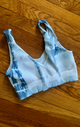 Tie Dye V Chevron Bra