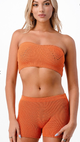 Boho Crochet Bandeau & Short Set