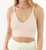 V Neck Rib Crop Top