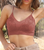 Lace Embroidered V Neck Bralette