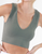 Plunge V-Neck Crop Top