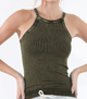 Highneck Ribbed Tank