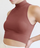 Mock Neck Crop Top