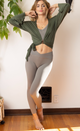 Prana Knit Wrap Top