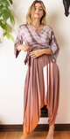 Mauve Yoga Knit Jumpsuit with Pockets