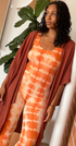 Rust Sacral Chakra Tie Dye One Piece Joysuit