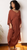 Rust Winged Kaftan