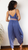 Kyanite Blue Yoga Knit Jumpsuit with Pockets