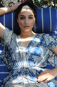  Blue Mantra Petal Dress by Daughters of Culture