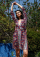  Maldive's Dream Mini Wrap Dress by Daughters of Culture