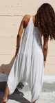 Victorian White Embroidered Jumpsuit by Daughters of Culture