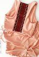  Blush &amp; Red Drum Circle Bra by Daughters of Culture
