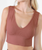 Plunge V-Neck Crop Top