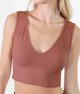 Plunge V-Neck Crop Top