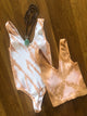 V Neck Chakra Tie Dye Bodysuit