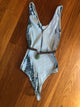 V Neck Chakra Tie Dye Bodysuit