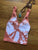 Coral Chakra Tie Dye Crop Top