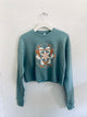  Sacred Star Aqua Sweater by Daughters of Culture